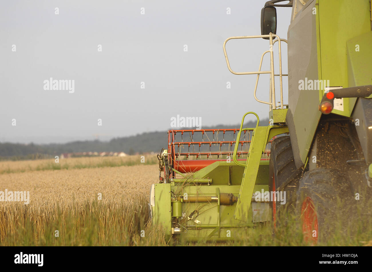 Mähdrescher, M‰hdrescher Stockfoto