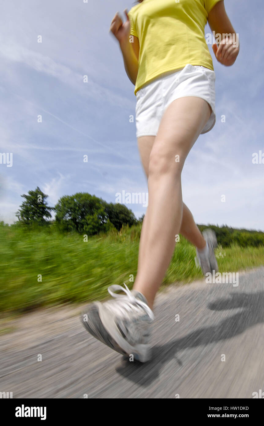 Läufer, Läuferin Stockfoto