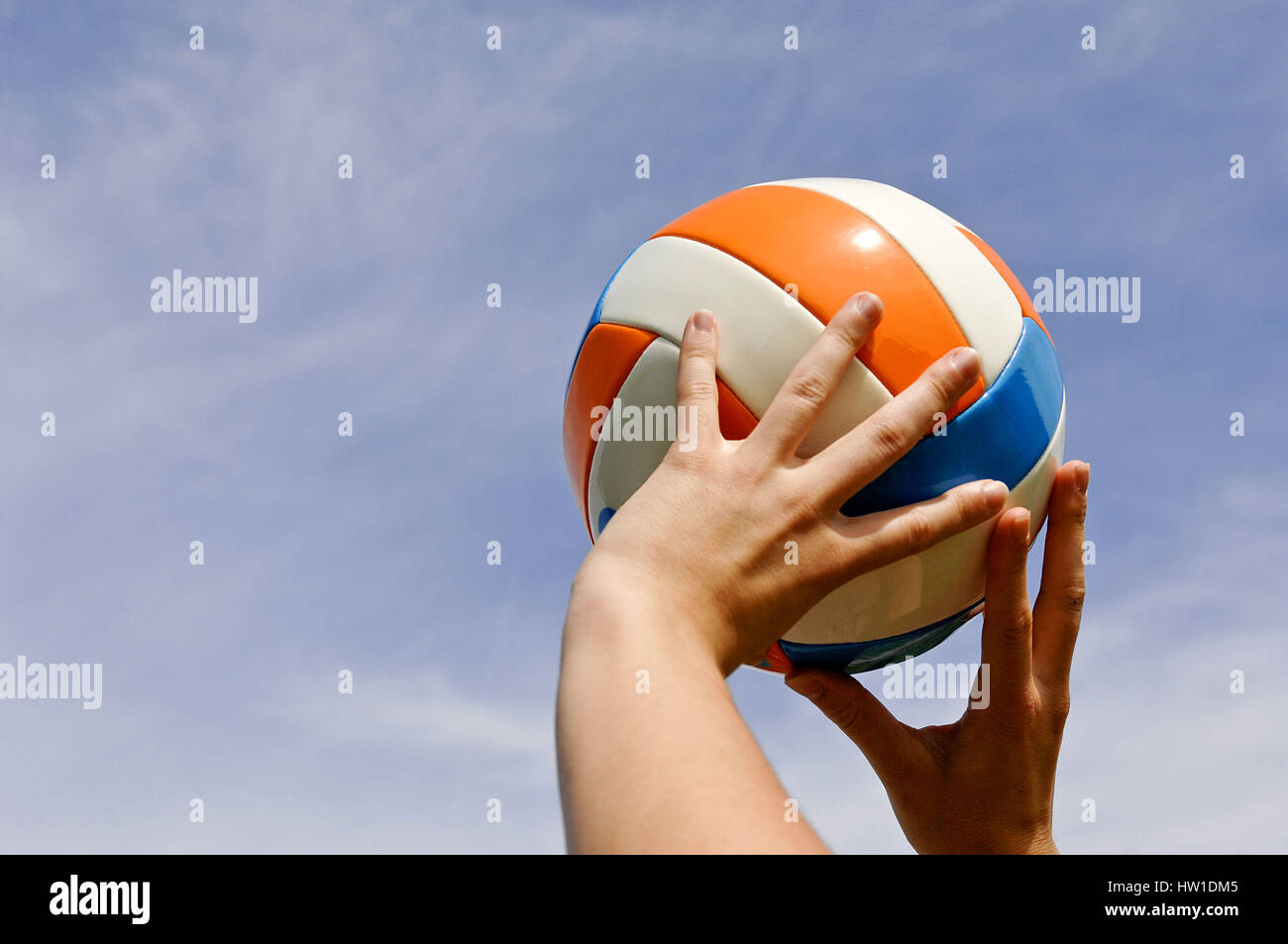 Volleyball Stockfoto