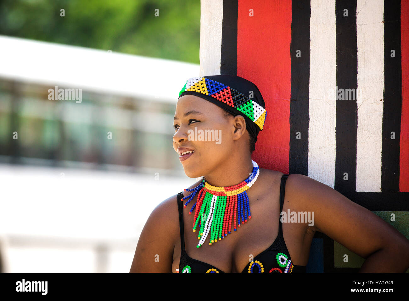 Zulu Woman Portrait South Africa Stockfotos und -bilder Kaufen - Alamy