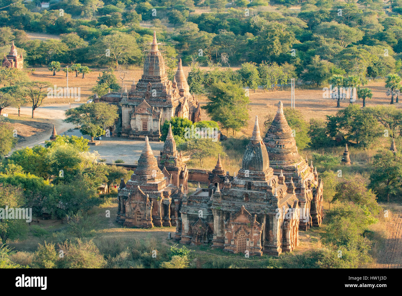 Pagoden in Bagan, Myanmar Stockfoto
