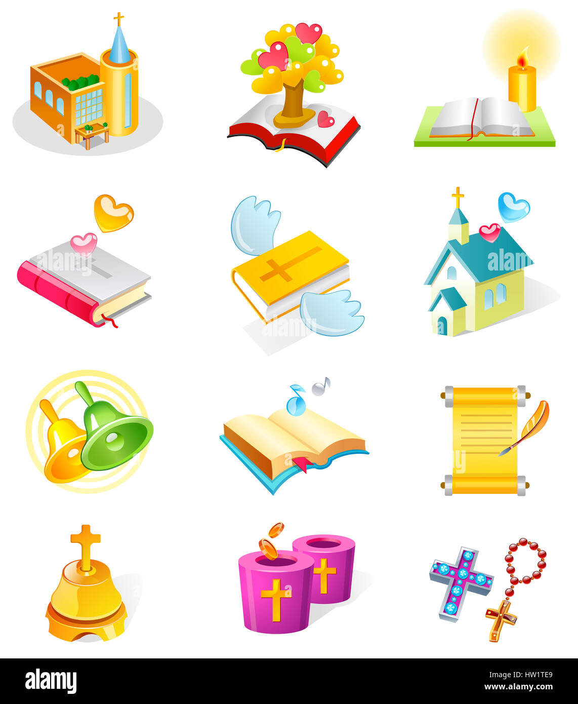 Raupe Bell Bibel Buch Lesezeichen Aussen Gebaude Struktur Kerze Weihnachtsbaum Kirche Christentum Clip Art Clipart Farbe Farbe Farbe Bild Computergrafik Computer Symbol Kruzifix Digital Erzeugten Bild Spende Stockfotografie Alamy