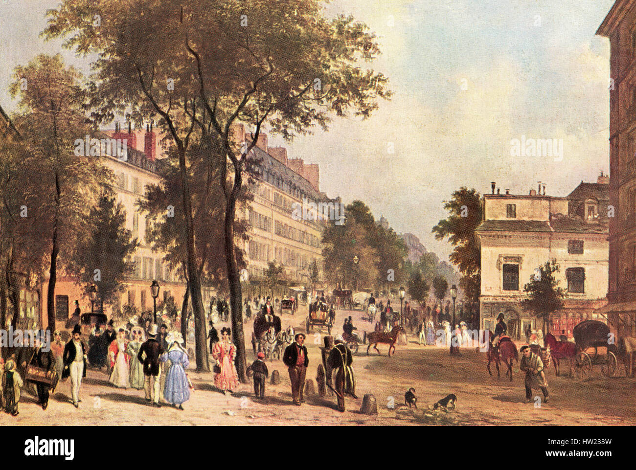 Frankreich Im 19 Jahrhundert Pariser Historische Periode Stockfotos und -bilder Kaufen - Alamy