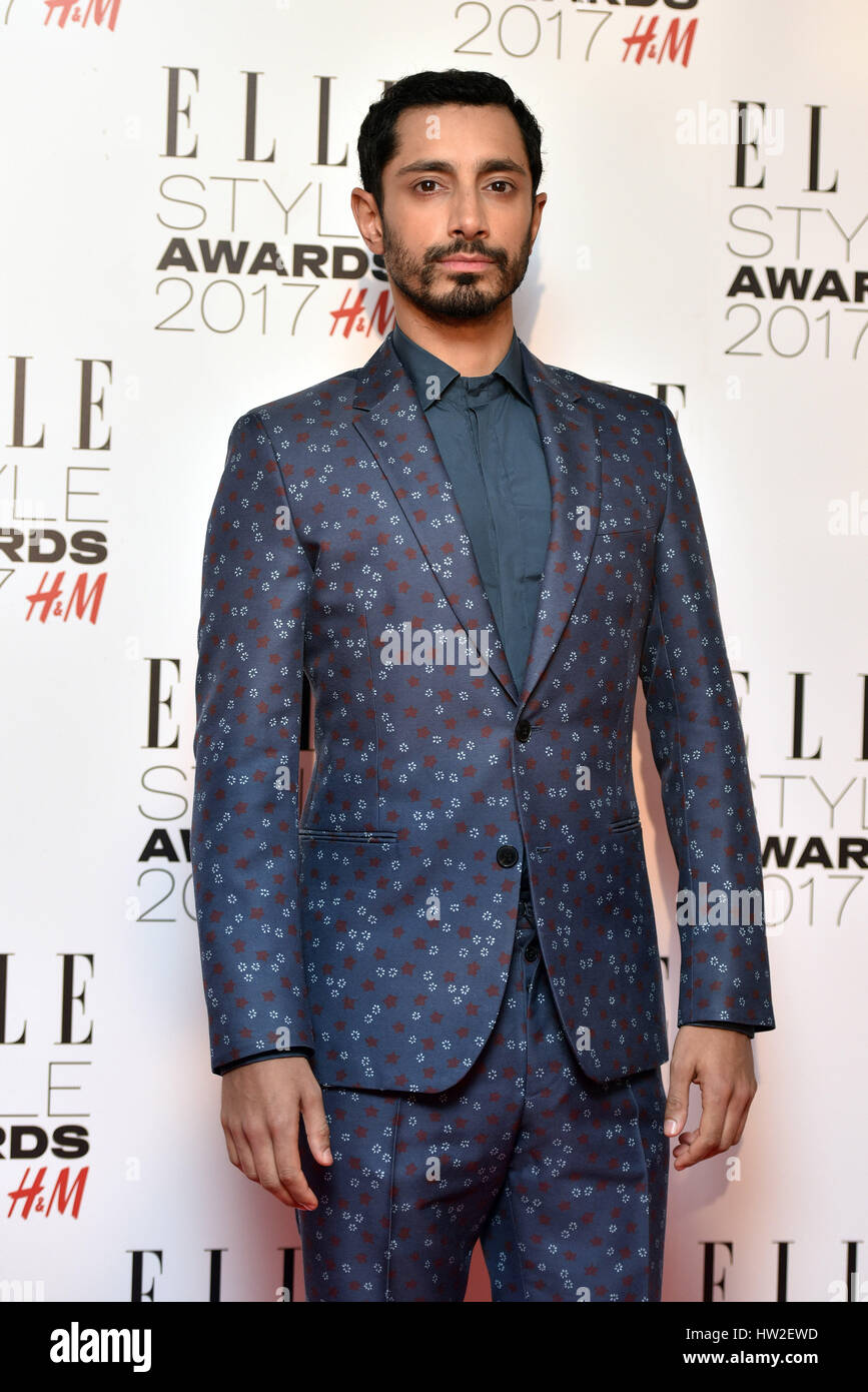 Elle Style Awards 2017 statt auf Conduit Street - Ankünfte.  Mitwirkende: Riz Ahmed Where: London, Vereinigtes Königreich bei: 13. Februar 2017 Stockfoto