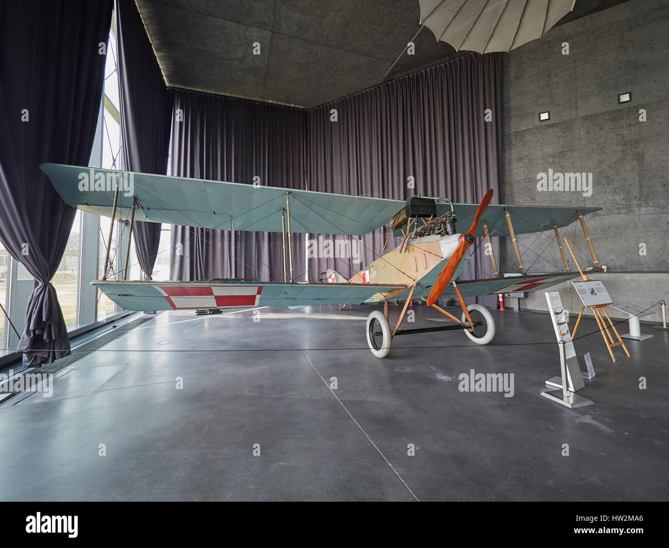 Albatros B.II an der polnischen Luftfahrtmuseum Krakau in Polen Stockfoto
