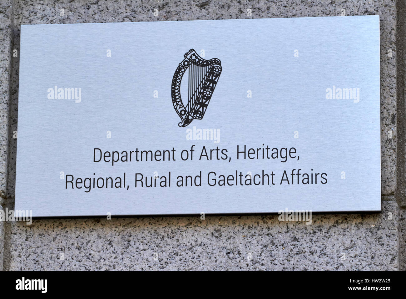 Fachbereich Kunst Erbe regionalen ländlichen und Gaeltacht Angelegenheiten Dublin Irland Stockfoto