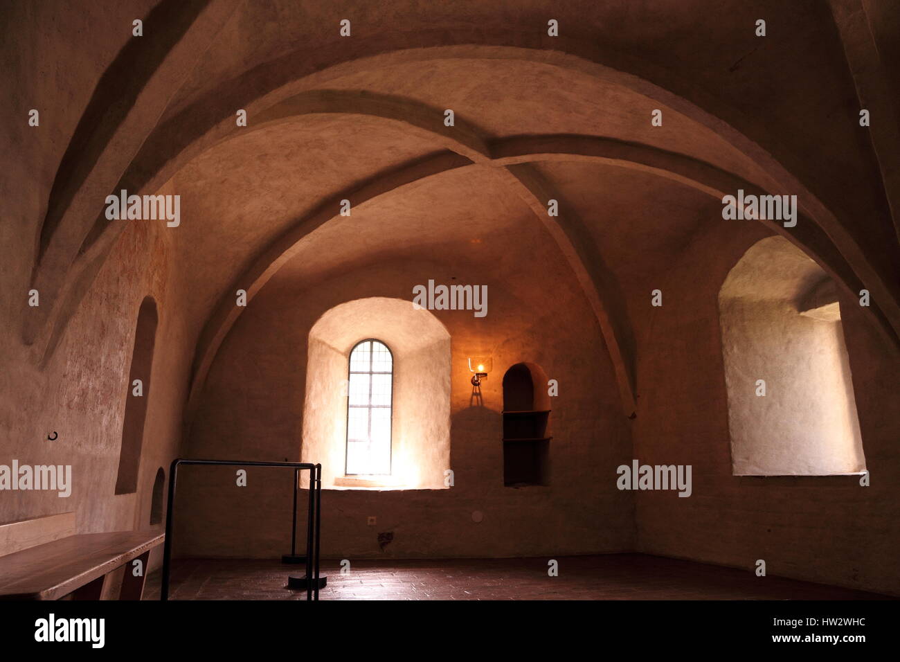 Im Inneren der Burg Turku Stockfoto