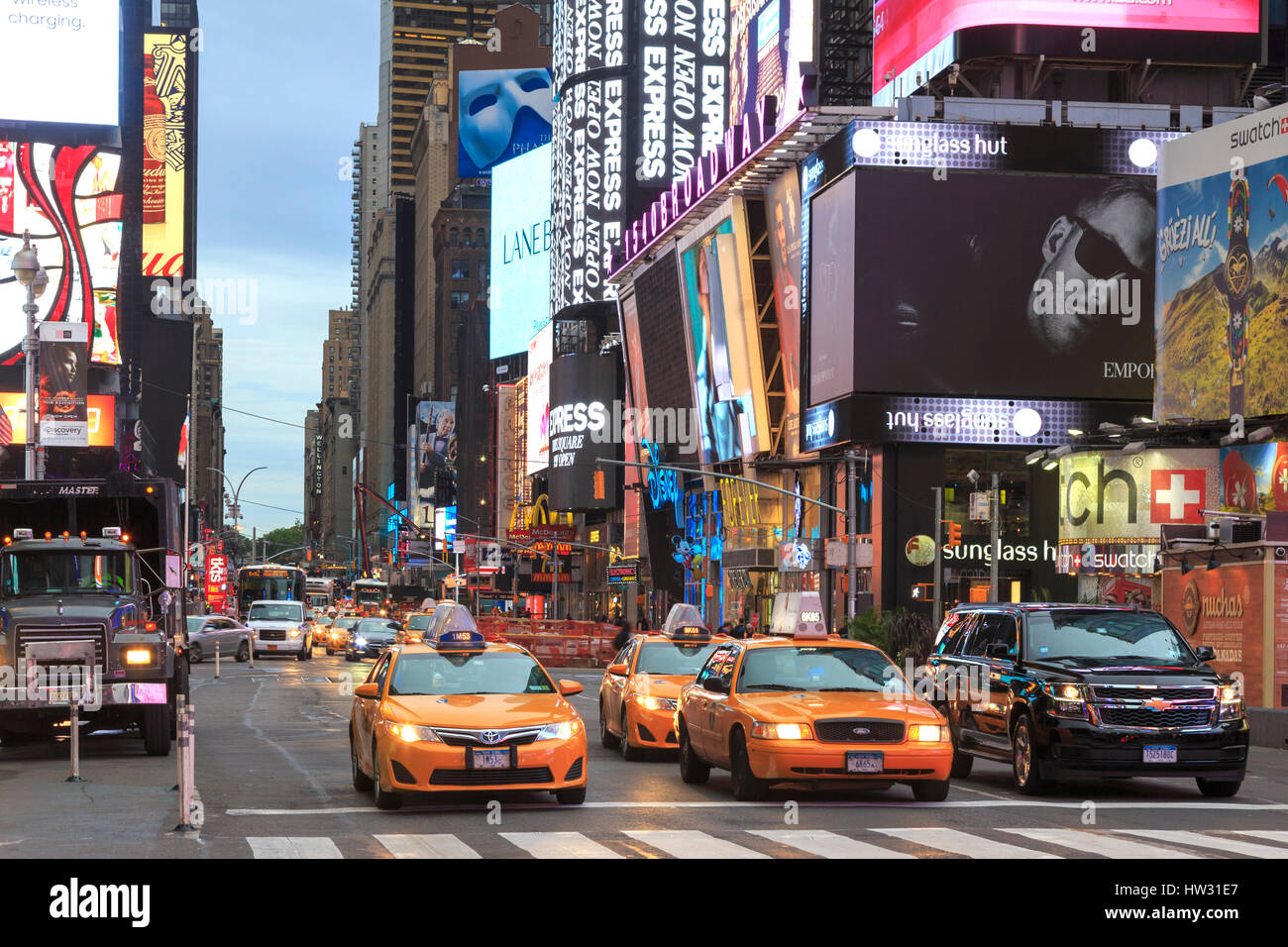 USA, New York, New York City Times Square Stockfoto