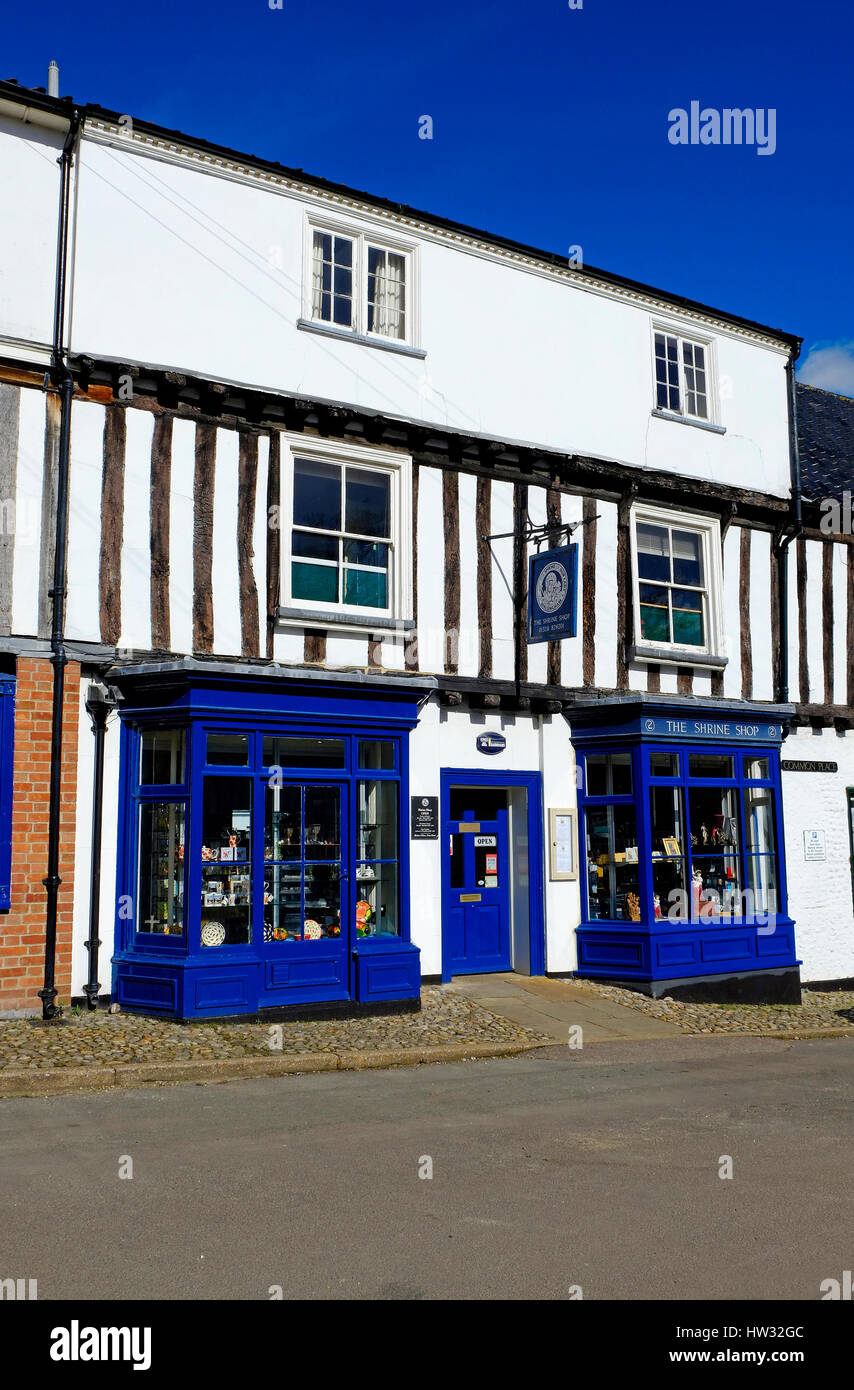der Schrein Shop, kleine Walsingham, Norfolk, england Stockfoto