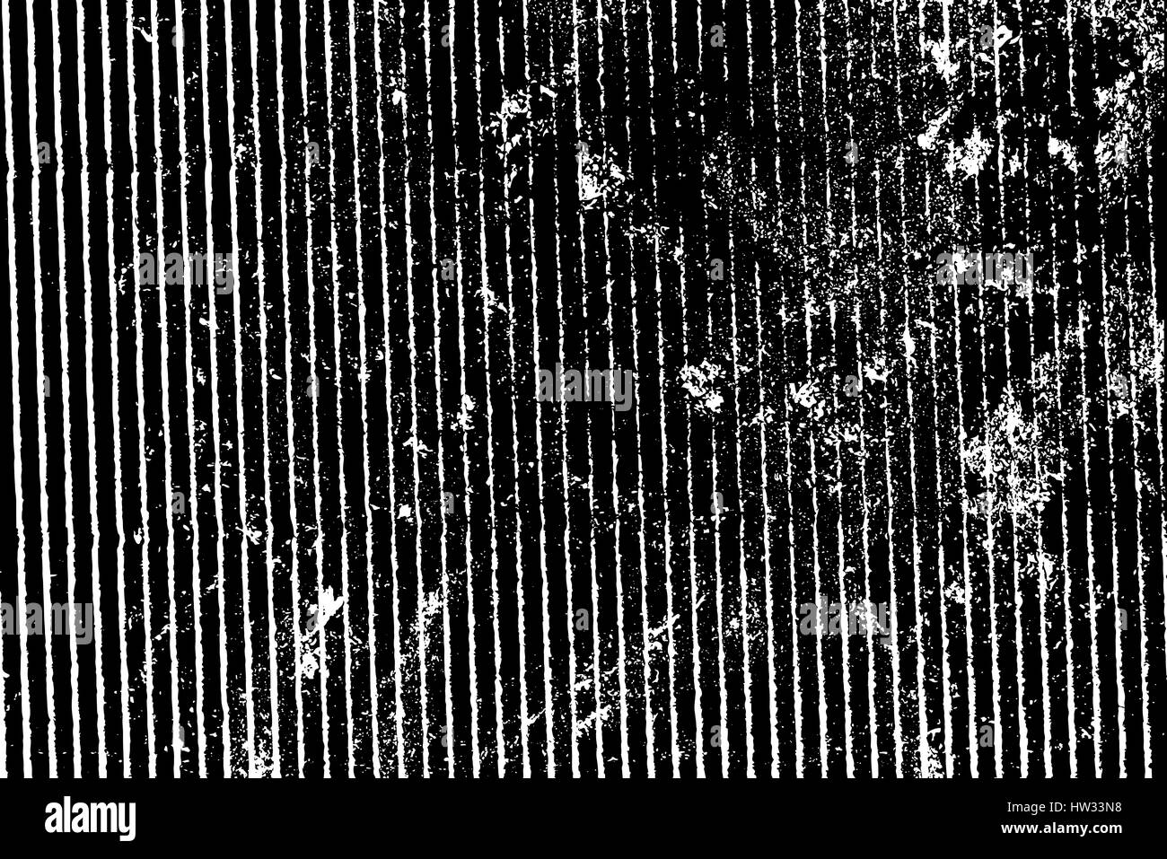 Isolierte Grunge Textur des geometrischen Material in schwarz und weiß, Vintage-Hintergrund-Ressource. EPS10 Vektor. Stock Vektor
