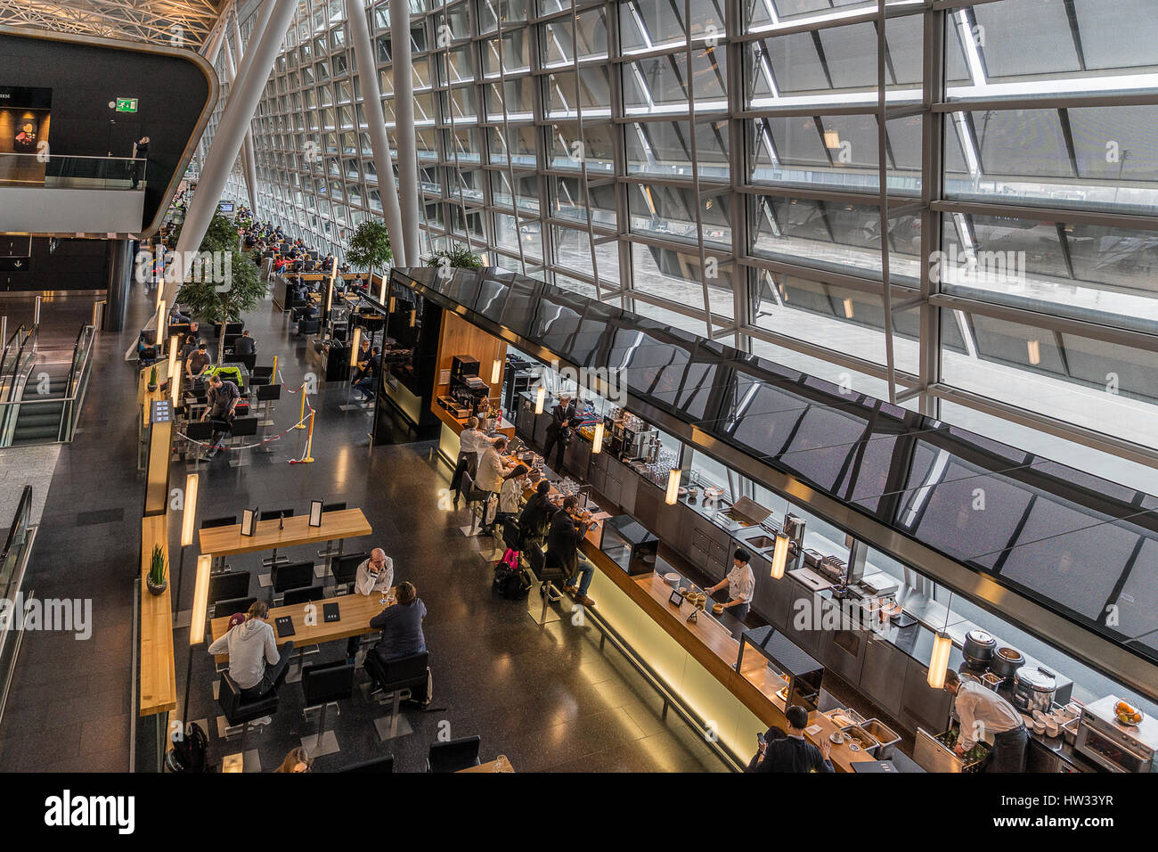 Flughafen Zürich in der Schweiz Stockfoto