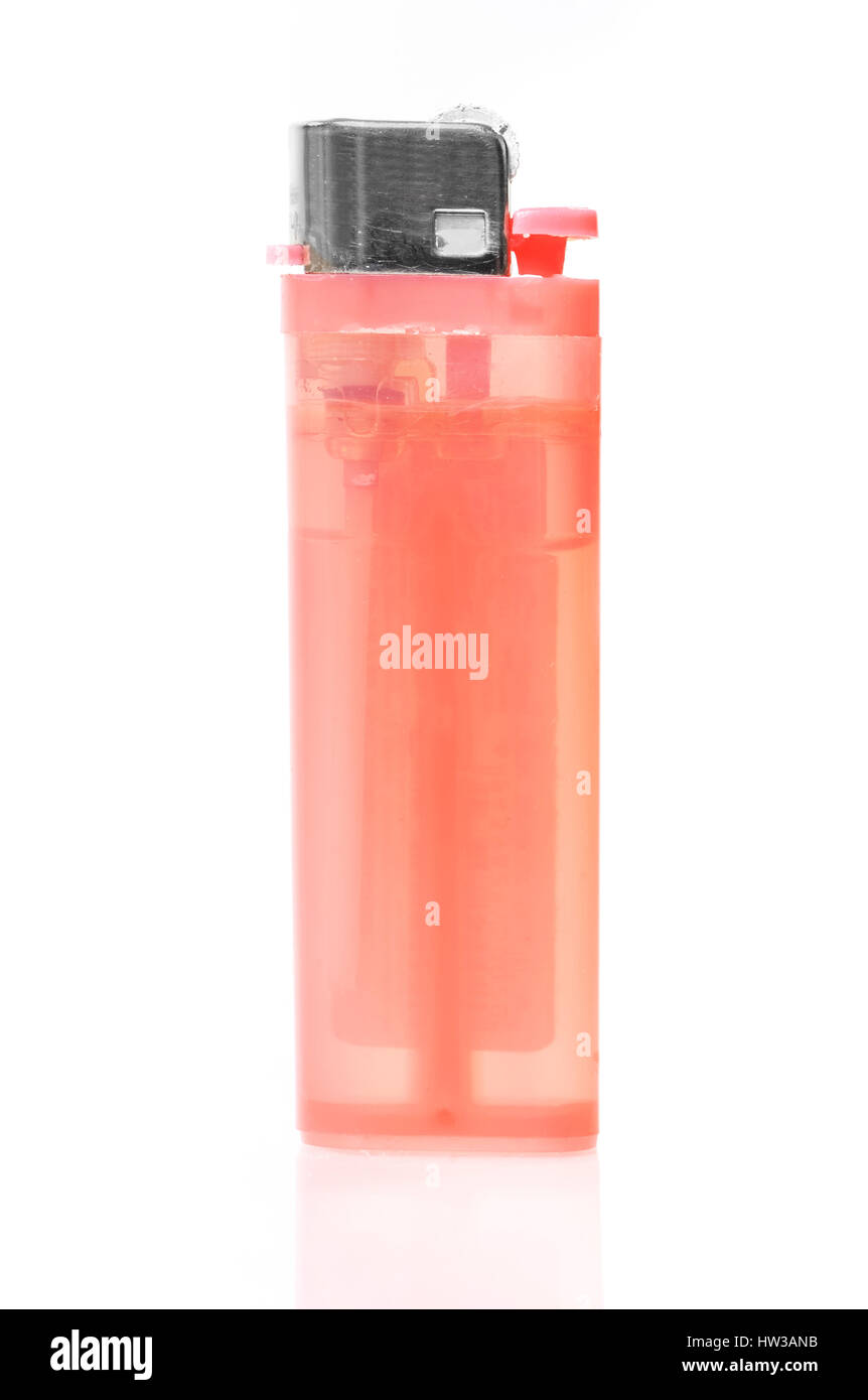 Feuerzeug isoliert Stockfoto