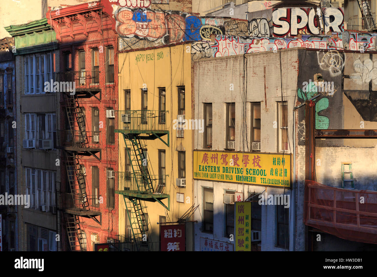 USA, New York City, Manhattan, Chinatown Stockfoto