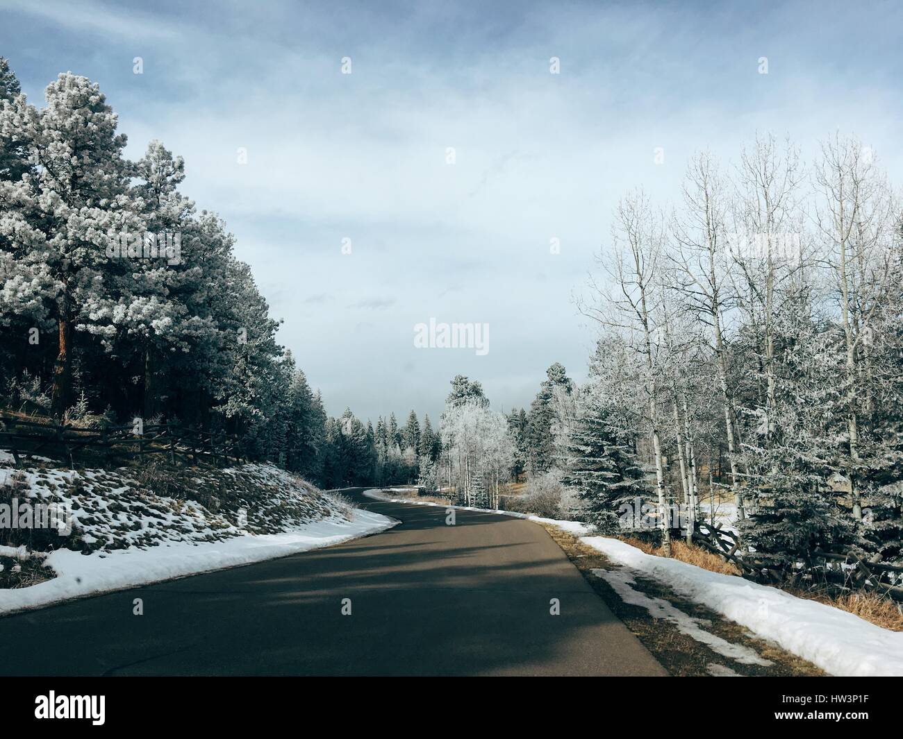 Sonder-Explorations - Homeward Bound. Dies ist ein Schuss getroffen am Anfang 2017 im Winter. Die Lage ist Colorado. Stockfoto