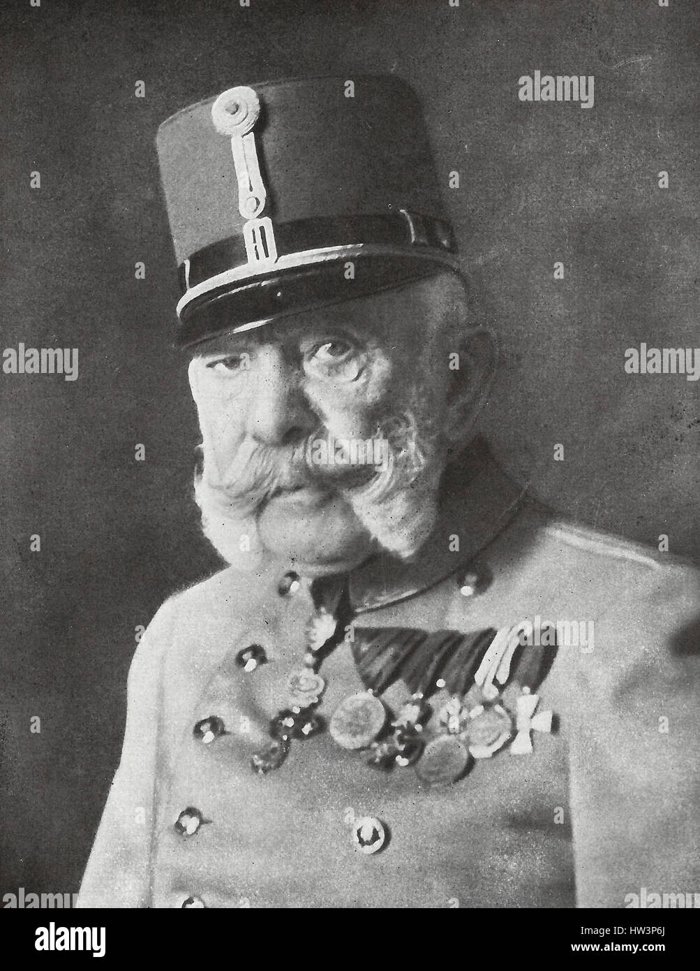 Kaiser Franz Joseph von Österreich Stockfoto
