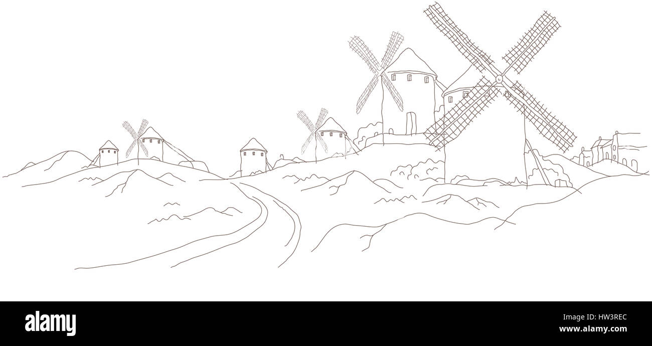 Landwirtschaft, alternative Energie, Schwarz und Weiß, Schwarz, Weiß, Außen, Gebäude, Struktur, Clipart, Computer Graphics, Tag, digital erzeugten Bild, Kraftstoff und Stockfoto