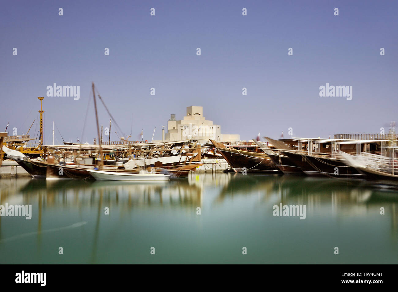 Außenansicht des Museums für islamische Kunst in Doha, Katar. Stockfoto