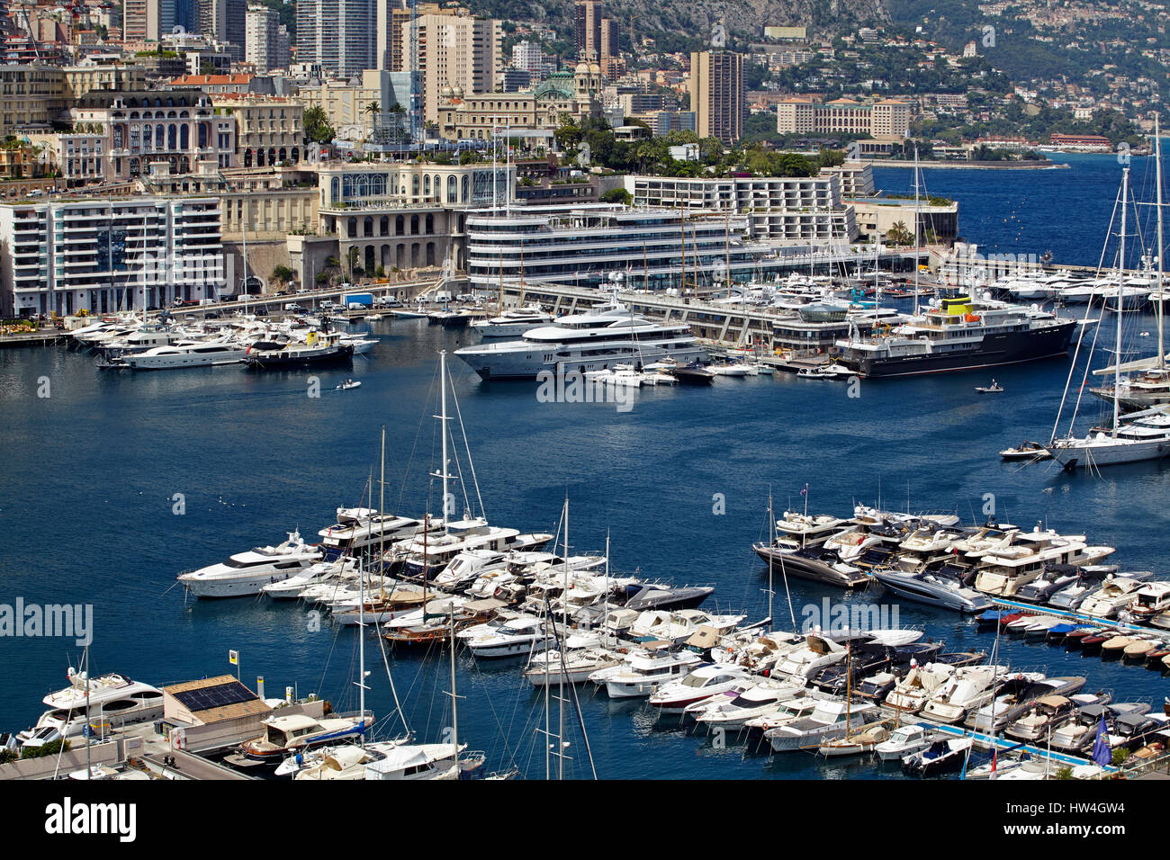 Yacht Club de Monaco, Monte Carlo. Stockfoto