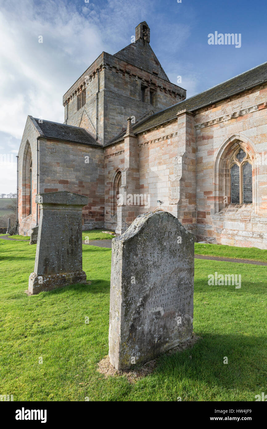 Crichton Stiftskirche, in der Nähe Pathhead, Midlothian, befindet sich rund 20 Meilen südöstlich von Edinburgh, Schottland. Stockfoto