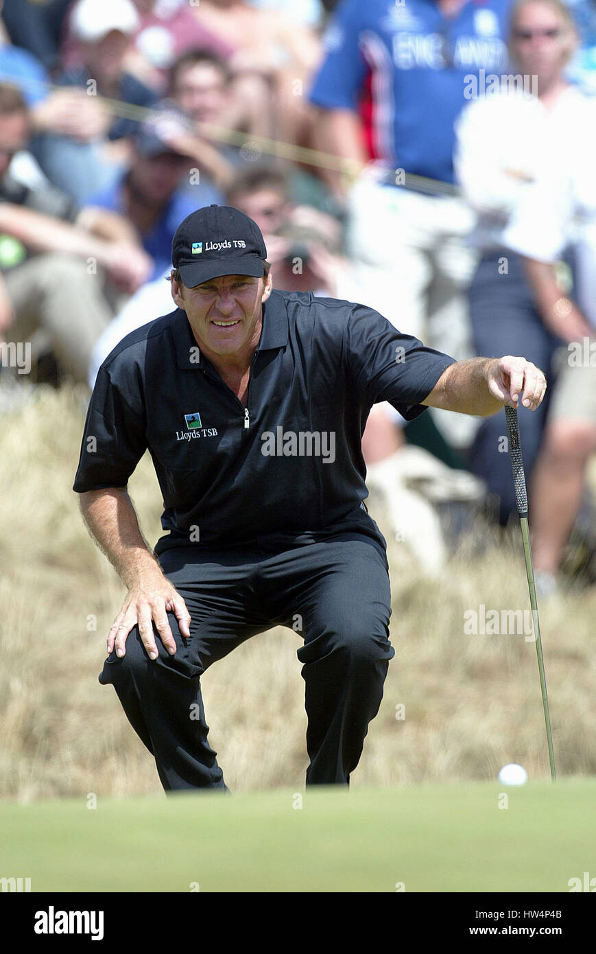 NICK FALDO OFFEN ROYAL ST. Georgs ROYAL ST. Georges SANDWICH KENT 20. Juli 2003 Stockfoto