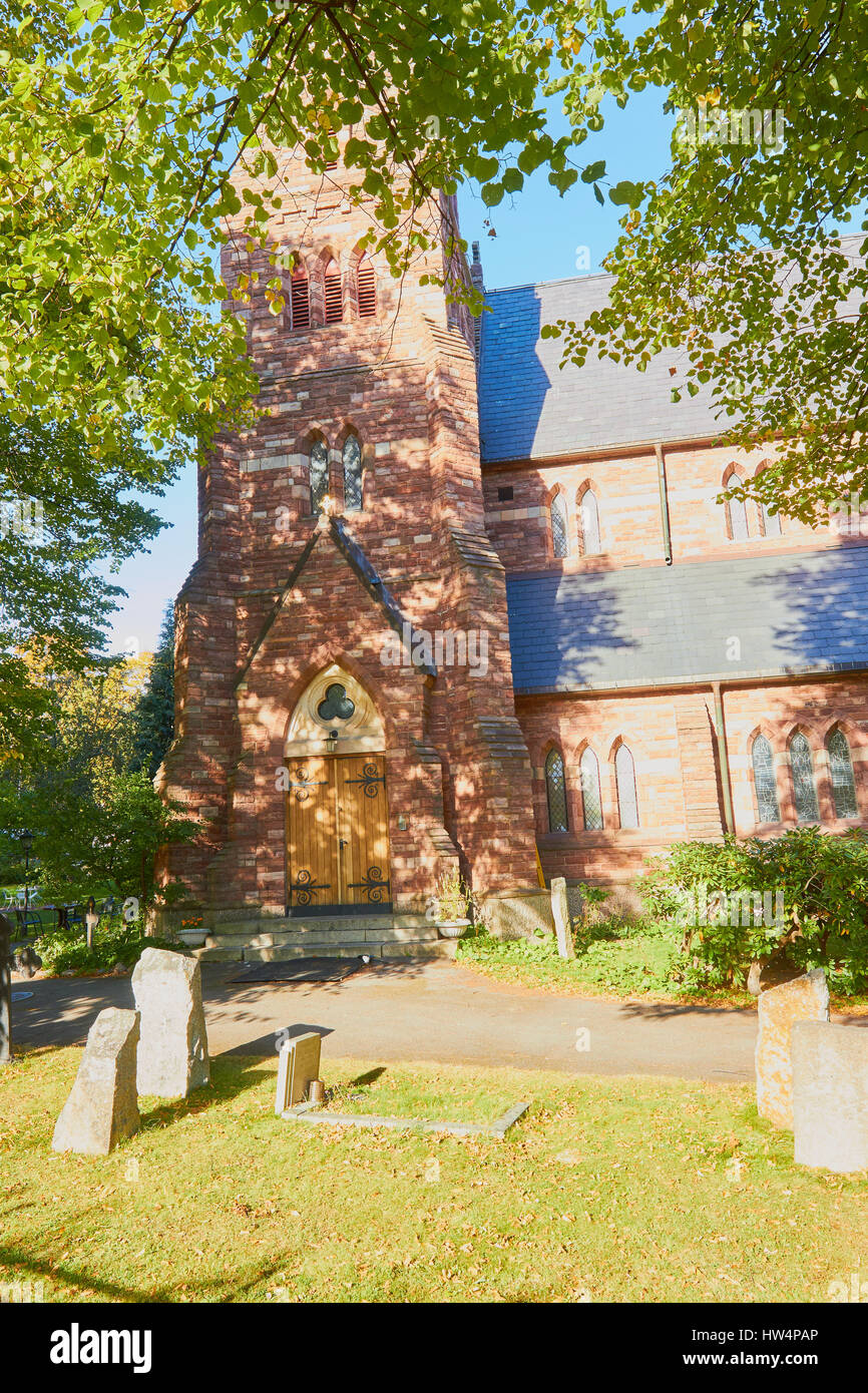 Kirche St. Peter und Sigfrid (wie die englische Kirche bekannt), Stockholm, Schweden, Skandinavien. Stockfoto