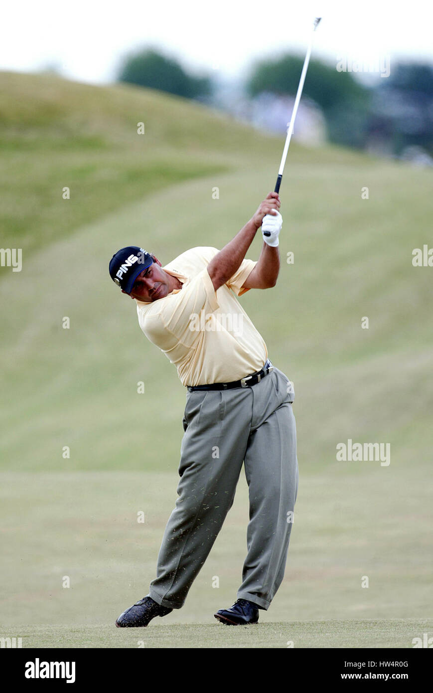 ANGEL CABRERA ARGENTINIEN DEN OFFENEN ROYAL ST. GEORGES SANDWICH-16. Juli 2003 Stockfoto