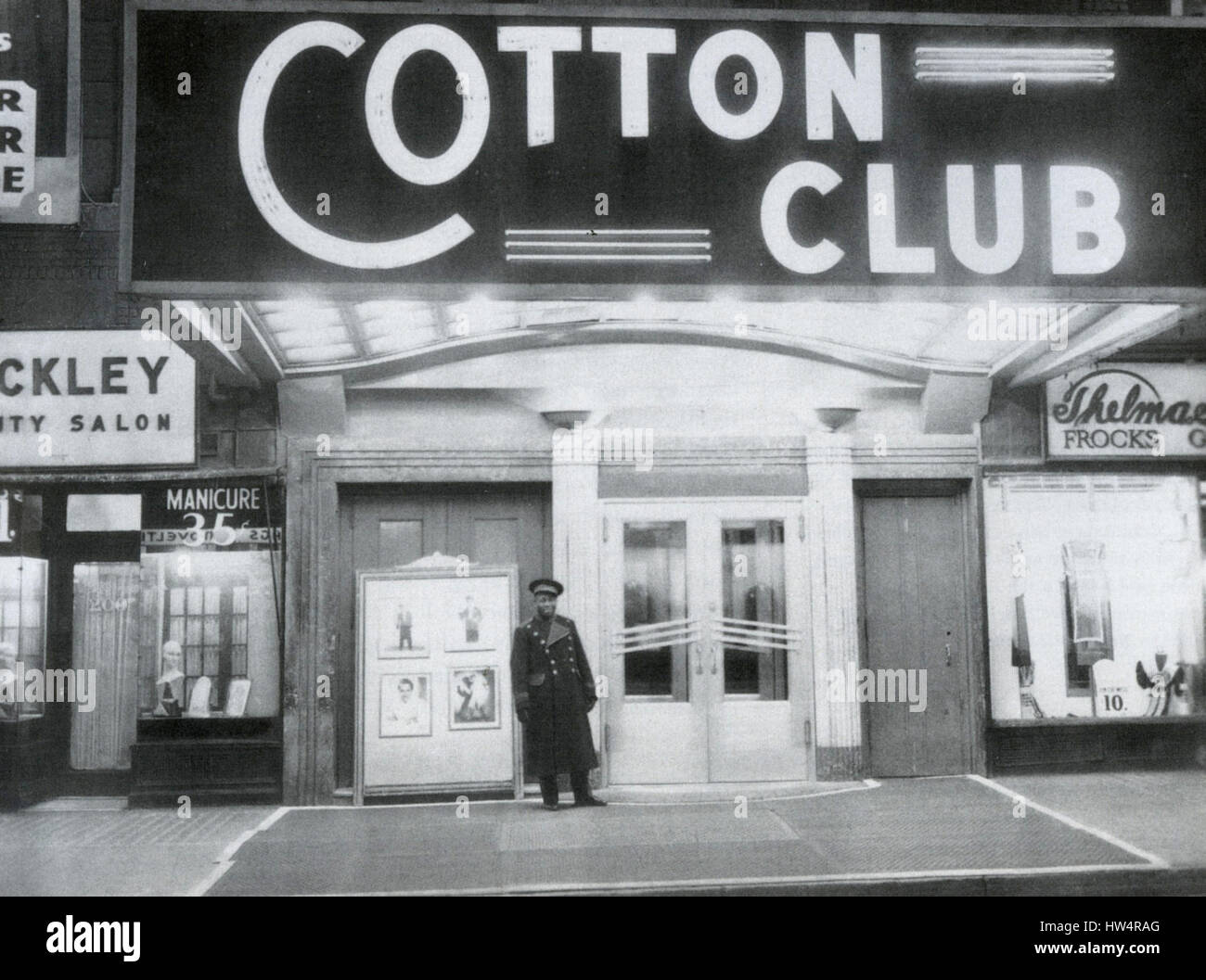 COTTON CLUB in Harlem, New York, um 1930 Stockfoto