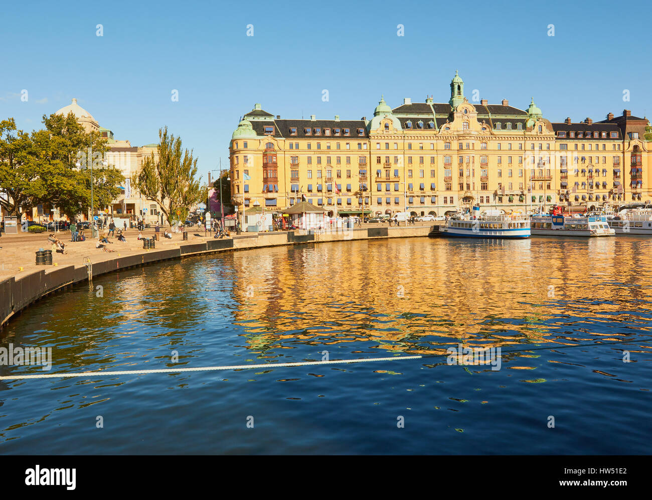 Ostermalm Waterfront, Stockholm, Schweden, Scandinavia Stockfoto