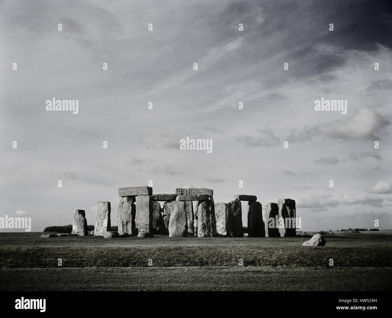 Prähistorische Monument Stonehenge. Wiltshire. England. UK Stockfoto