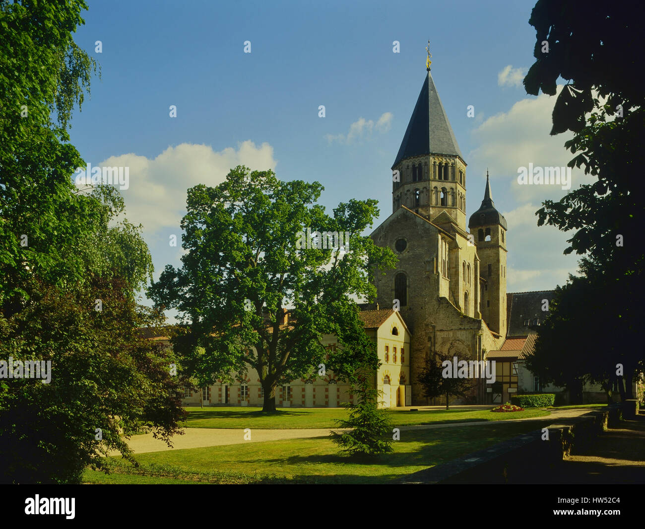 Abtei von Cluny, Cluny, Saône-et-Loire, im südlichen Burgund, Frankreich Stockfoto