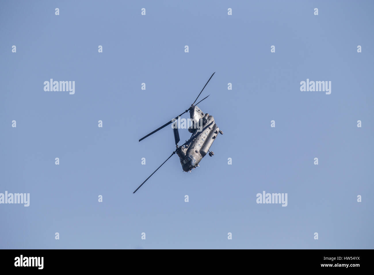 Chinook-Hubschrauber auf der Airshow Air Tattoo 2016 Stockfoto