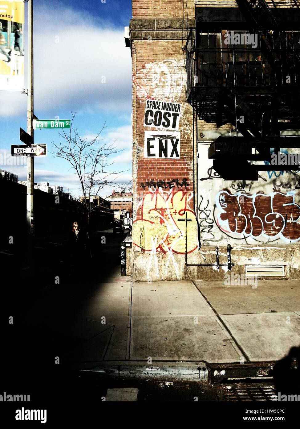 Urban Street Szene in New York City Stockfoto