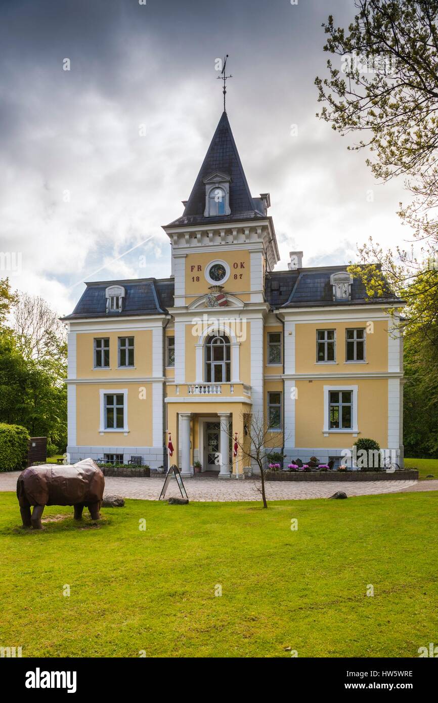 Dänemark, Mo, Mons Klimt, Schloss Liselund Slot Stockfoto