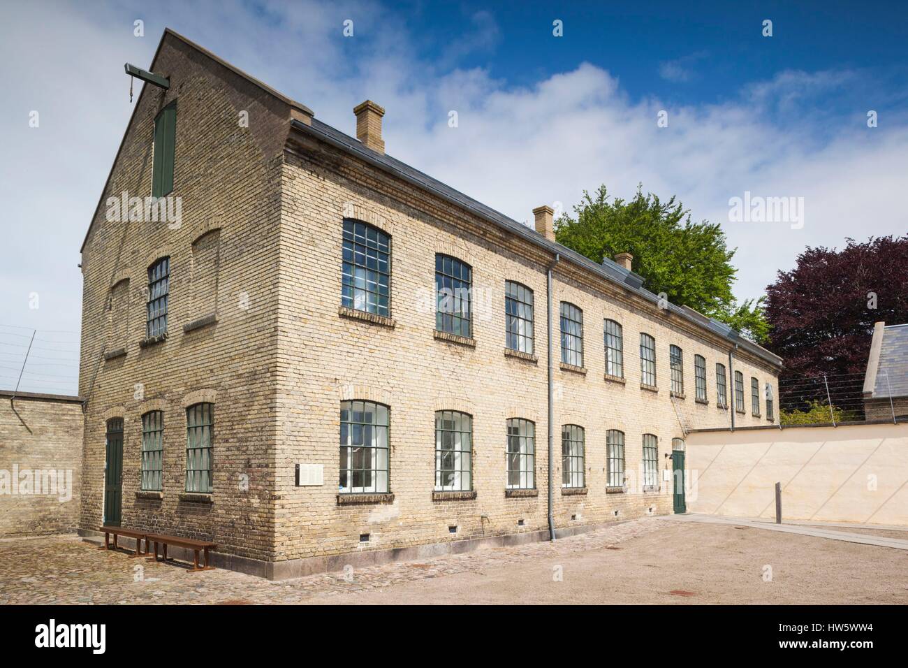 Dänemark, Fünen, Svendborg, Forsorgsmuseet Vielbaeltegard, Dänemarks letztes Armenhaus und Arbeitshaus, heute ein Museum, außen Stockfoto