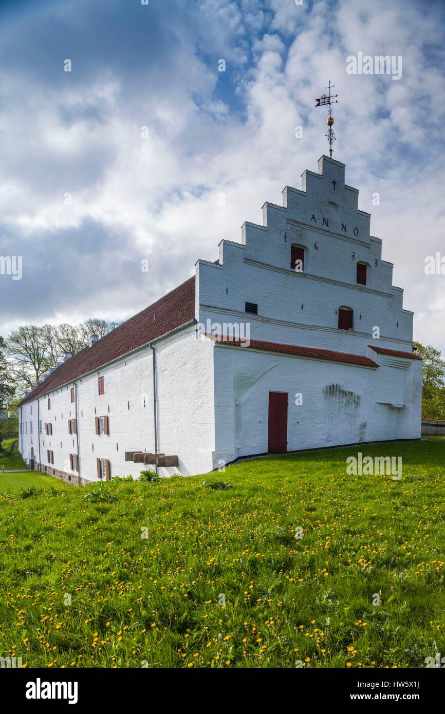 Dänemark, Jütland, Aalborg, Aalborghus Slot Schloss Stockfoto