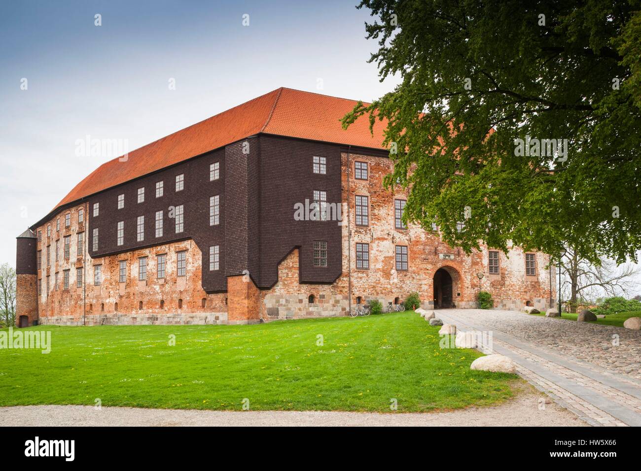 Dänemark, Jütland, Kolding, Burg Koldinghus, außen Stockfoto