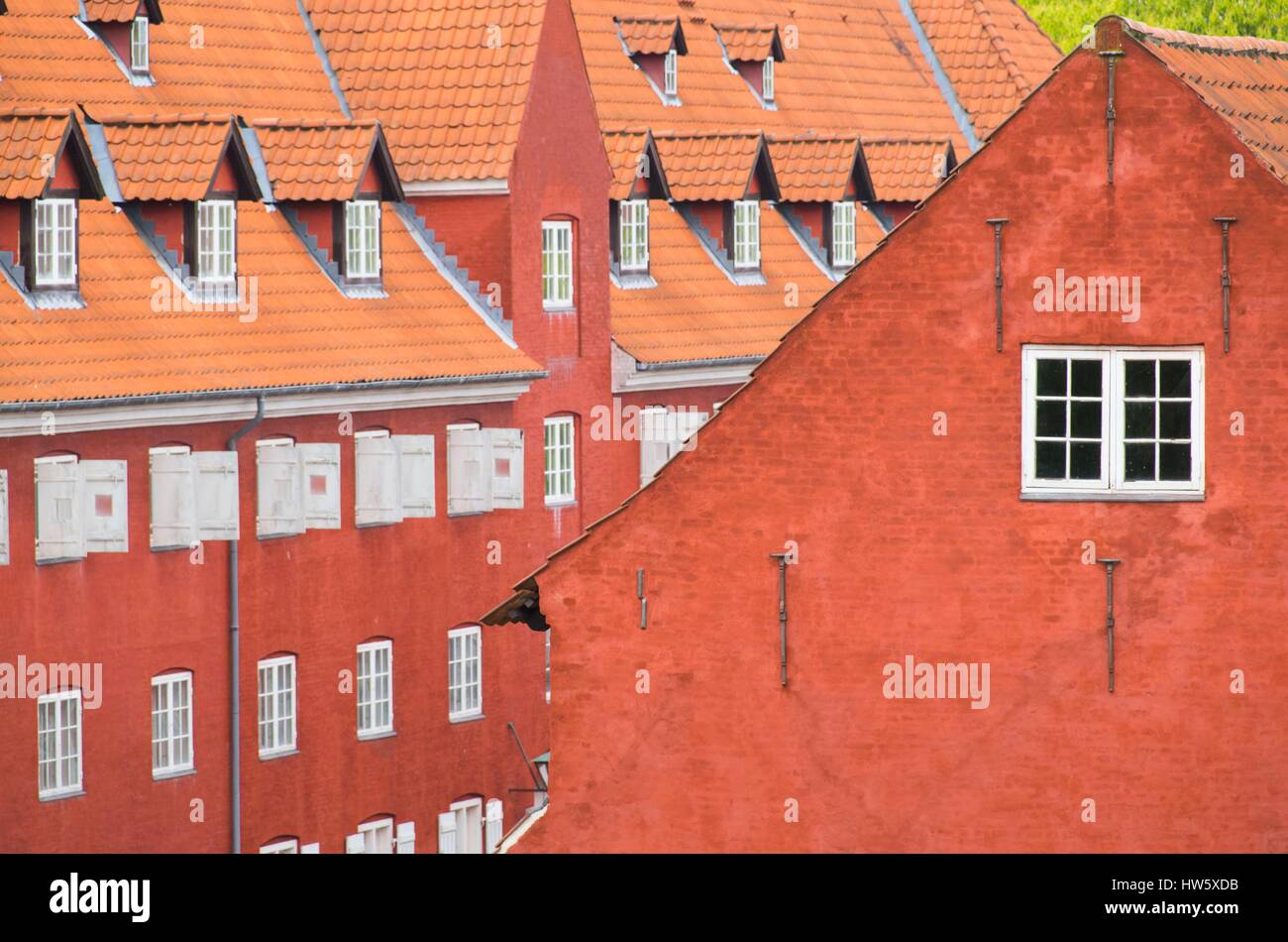 Dänemark, Seeland, Kopenhagen, Kastellet, Gebäude der alten Festung Stockfoto