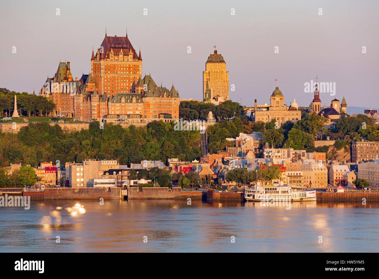 Kanada, in der Provinz Quebec, Quebec City, die Quebecer Altstadt