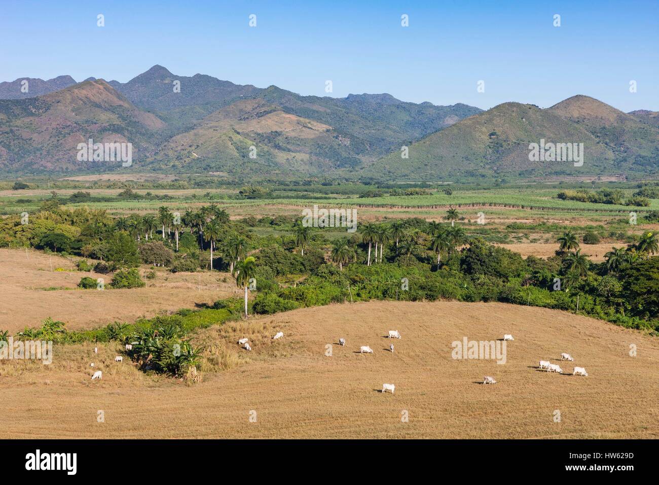 Kuba, Provinz Sancti Spiritus, die Escambray Berge und Los Ingenios Tal von der UNESCO als Welterbe gelistet Stockfoto