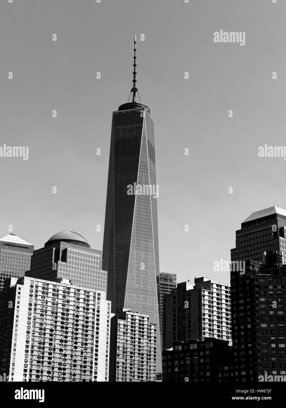 World Financial Center und North Cove Harbor am Hudson River, Lower Manhattan, New York, USA Stockfoto