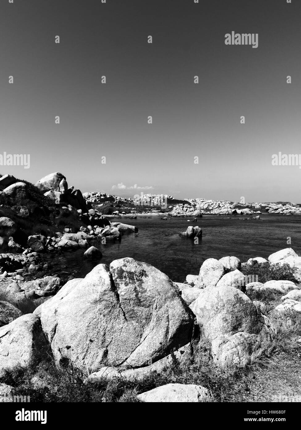 Frankreich, Korsika, Lavezzi Inseln, Straße von Bonifacio, Mittelmeer Stockfoto