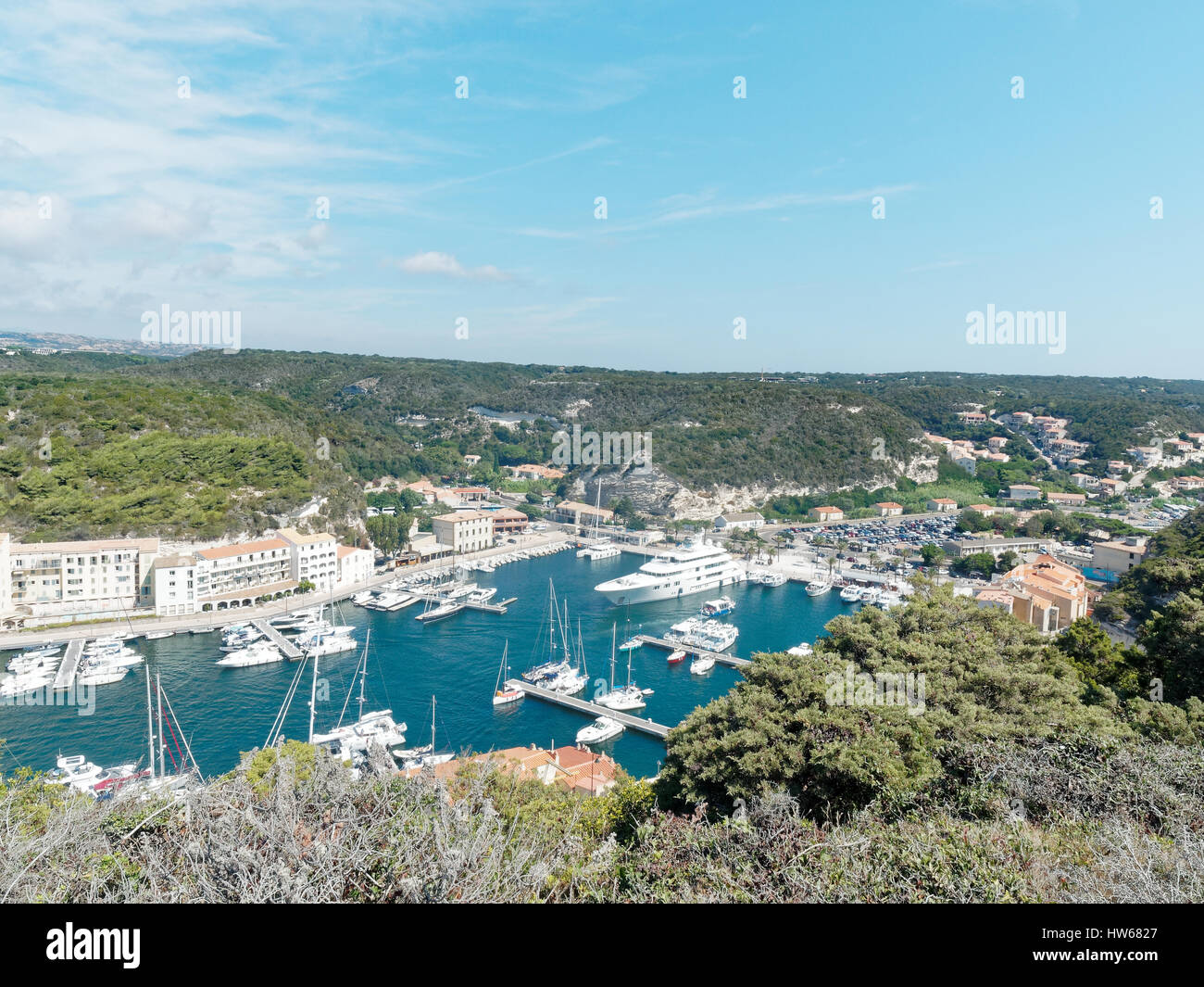 Frankreich, Korsika, Departement Corse-du-Sud, Corsica Küste Süd Region, Bonifacio. Stockfoto