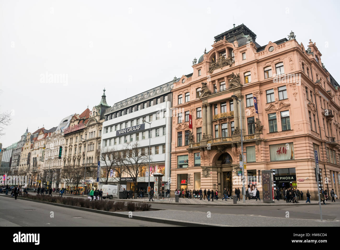 Gebäude in Prag, Tschechische Republik, Europa Stockfoto