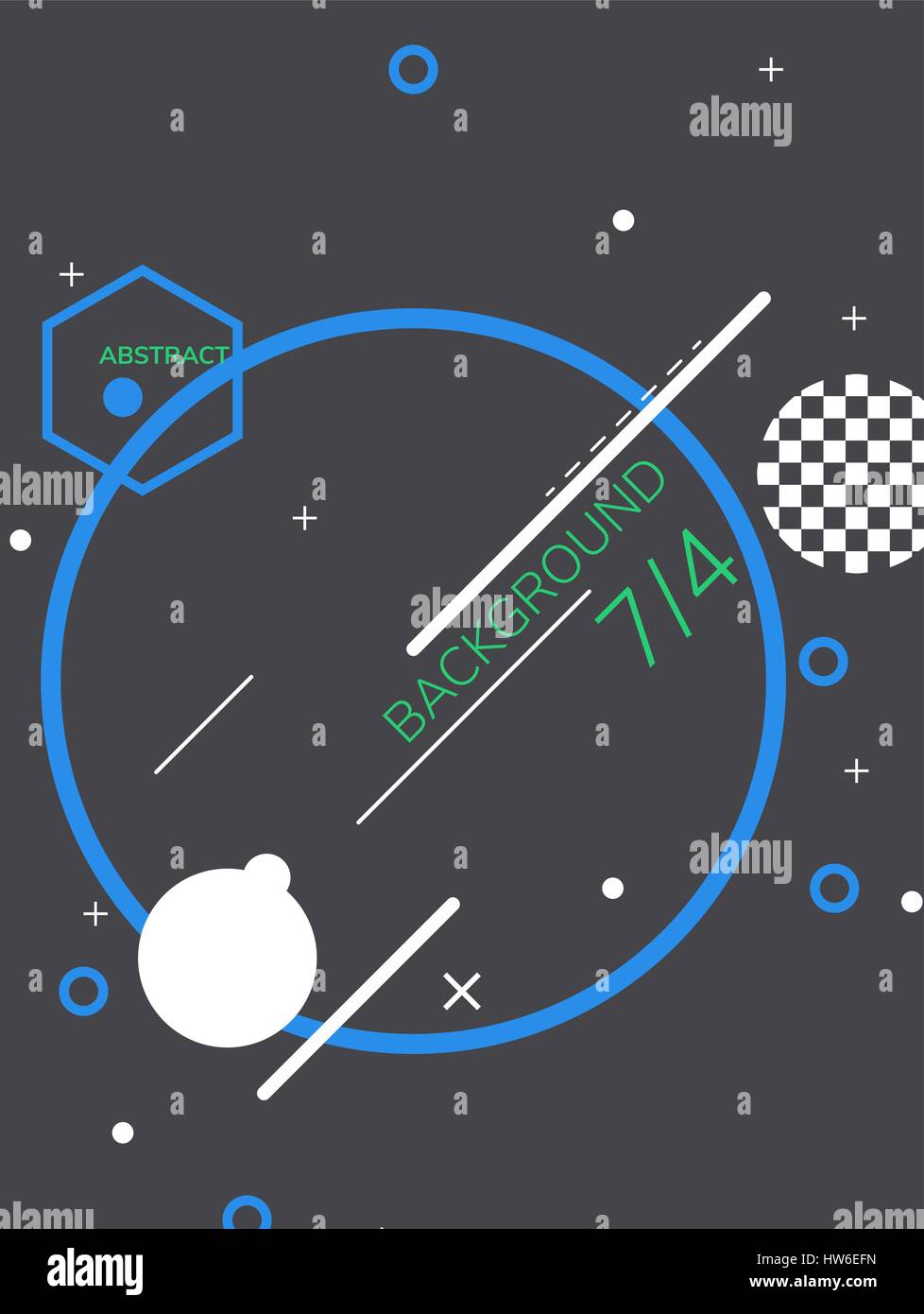 Abstrakte geometrische Poster Stock Vektor