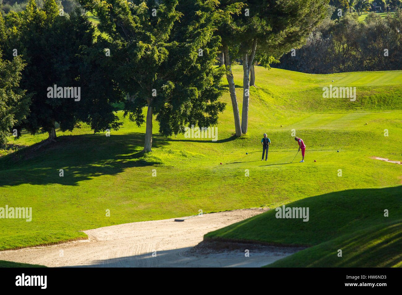Santa Clara Golf, Marbella. Costa del Sol, Provinz Malaga. Andalusien Südspanien. Europa Stockfoto