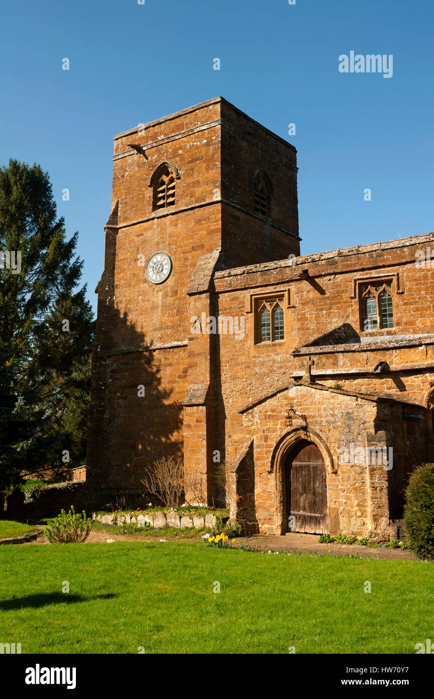 St. John the Baptist Church, Hornton, Oxfordshire, England, UK Stockfoto