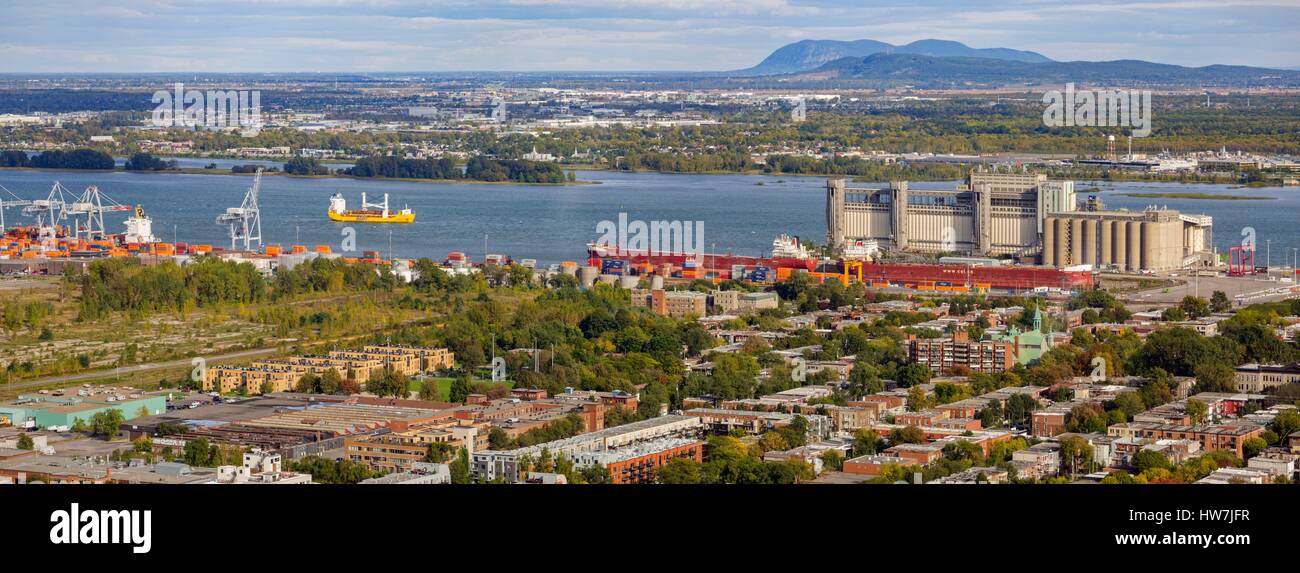 Kanada, Provinz Quebec, Montreal, den Hafen von Montreal am St.-Lorenz-Strom im Ostteil der Stadt Stockfoto