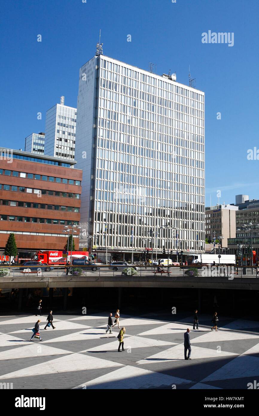 Schweden, Stockholm, Sergel Platz (Sergels Torg) im Stadtteil Norrmalm Stockfoto