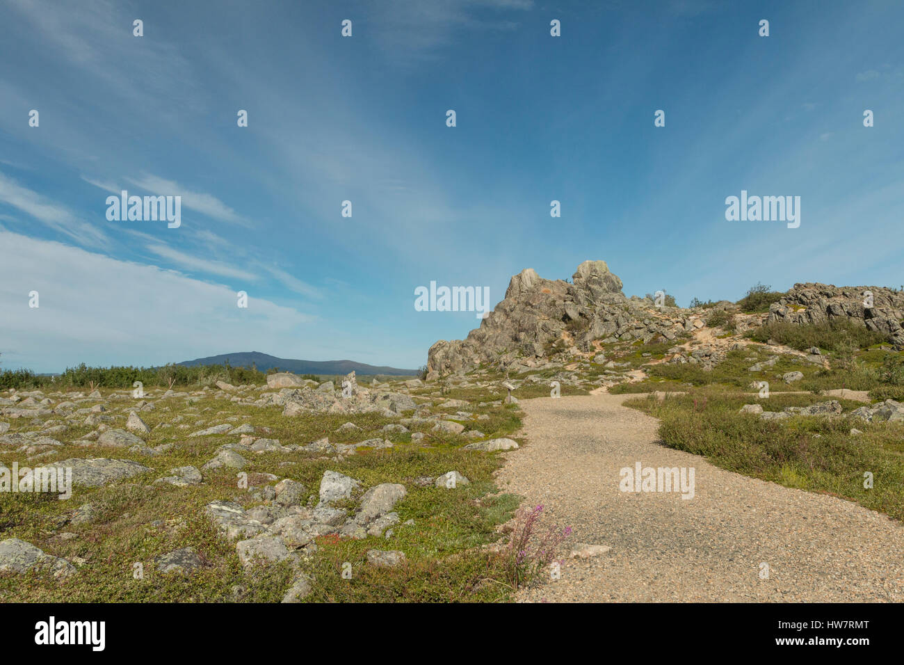 Finger-Berg vor der Dalton Highway, Alaska Stockfoto