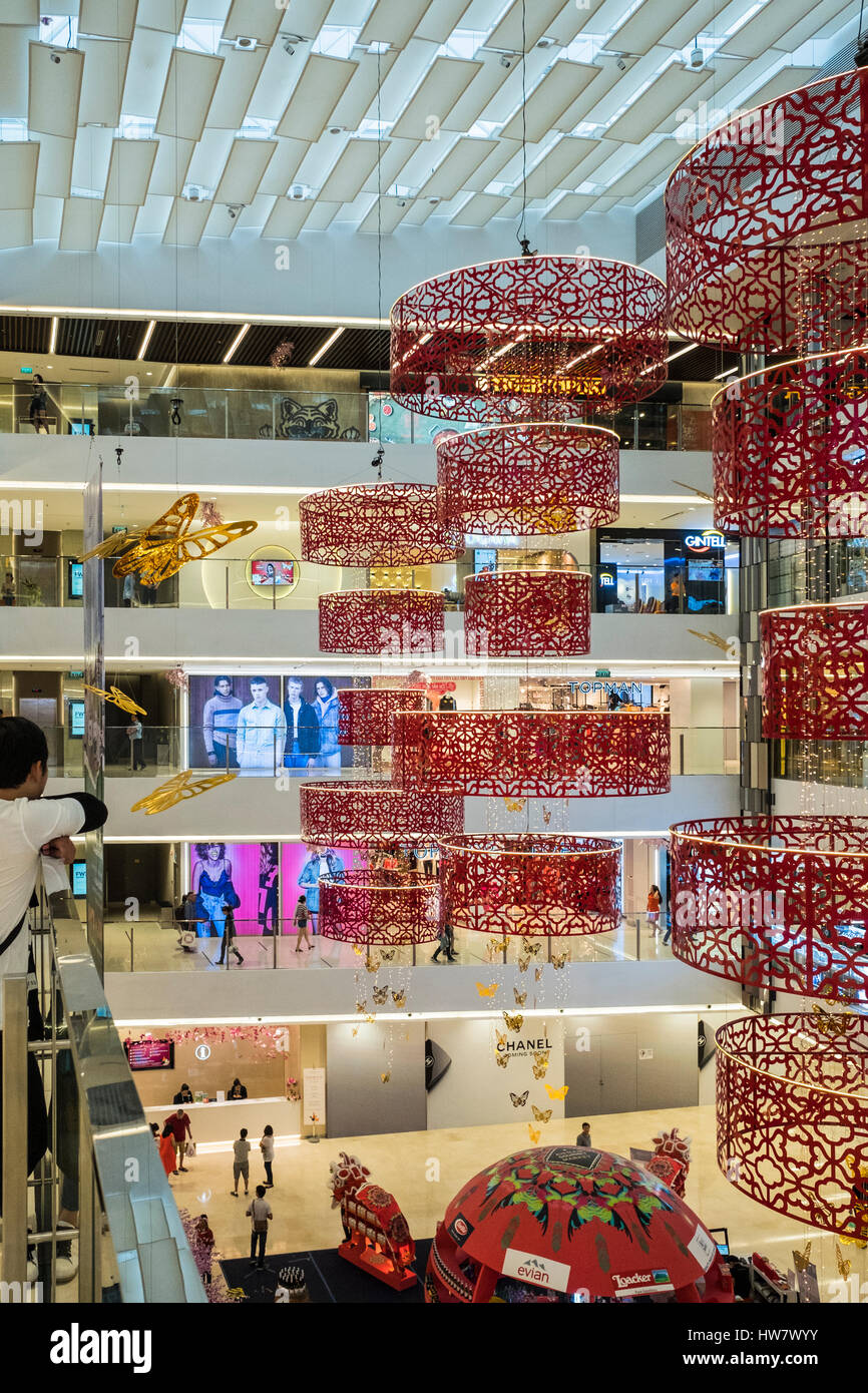 Saigon Centre, bestehend aus einem modernen Einkaufszentrum, Ho-Chi-Minh-Stadt, Vietnam Stockfoto